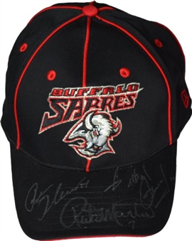 Dave Schultz Buffalo Sabres Triple-signed "French Connection" Hat (Perreault, Robert, Martin)